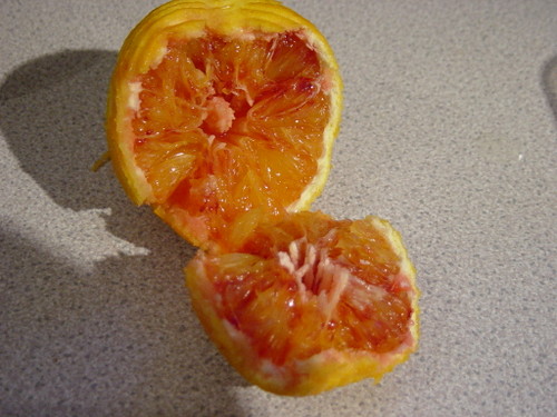 blood orange for the cake